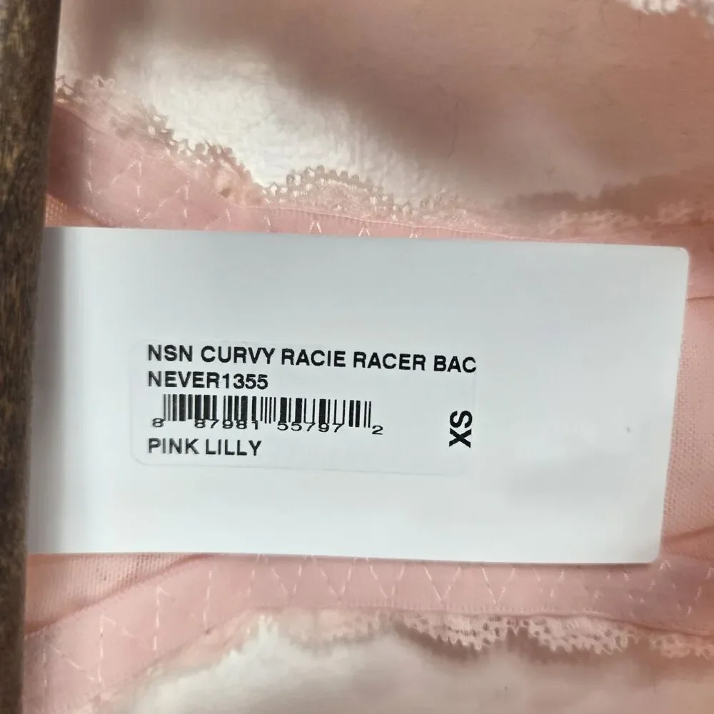 Cosabella Women's Size XS Pink Lilly Curvy Racie Racerback Bralette‎ NWT